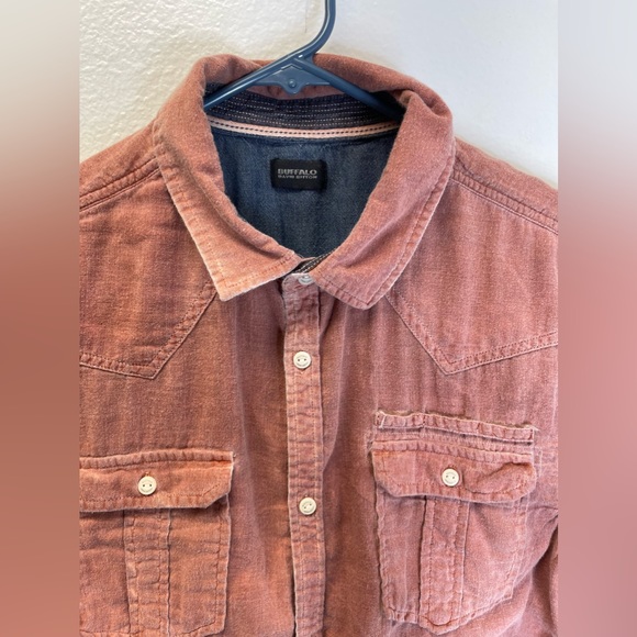 Buffalo David Bitten button down 100% cotton shirt. Mens L. 23.5*30. Siprox. - Picture 2 of 12